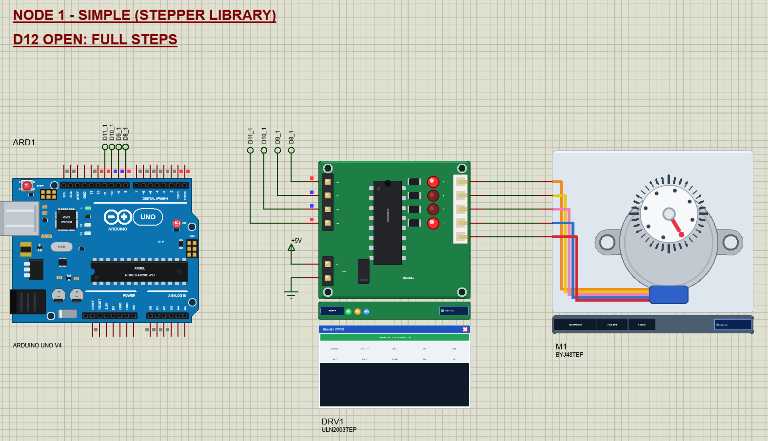 28BYJ-48 Stepper Motor and ULN2003 Driver Library for Proteus V1.0 ...