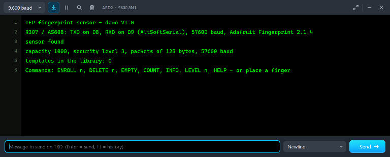 Fingerprint Sensor Library for Proteus V1.0: R307 / AS608 + Arduino ...