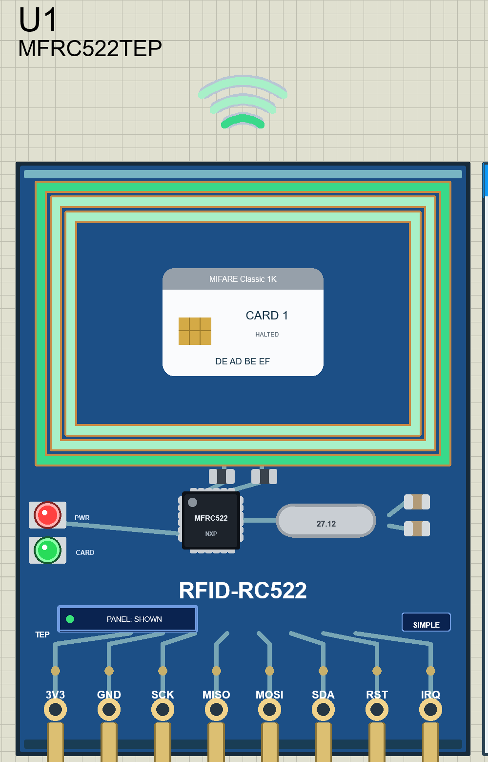MFRC522 Library for Proteus V1.1 (RC522 RFID + Arduino) - The ...