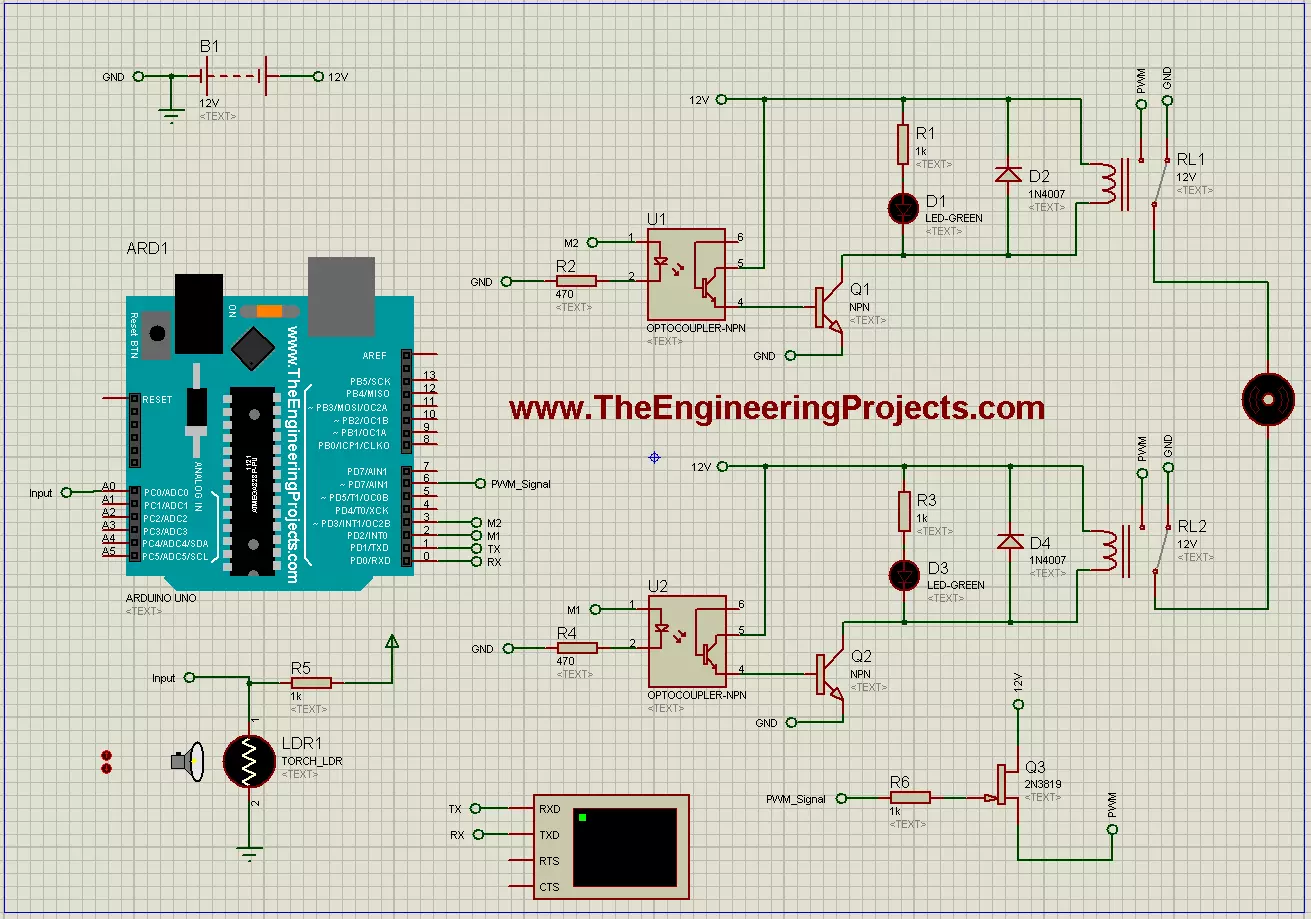 How to setup a dc motor on arduino mega